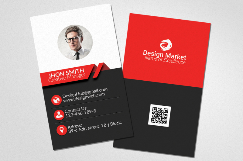 vertical-business-cards-templates
