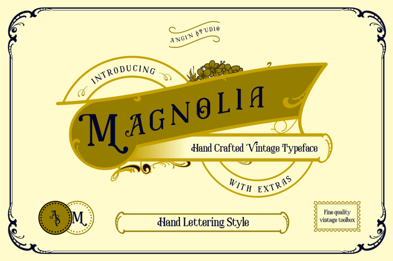 magnolia-vintage-typeface