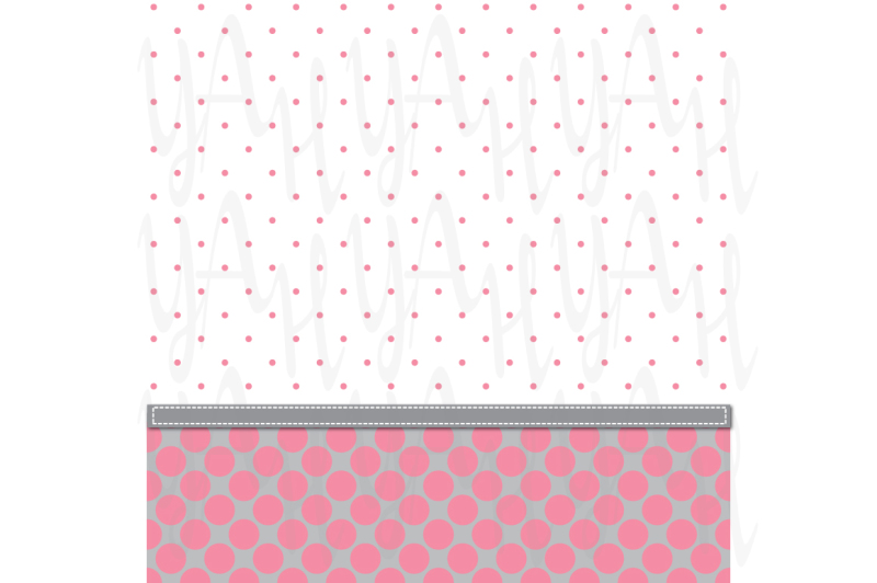 aqua-and-pink-polka-dot-digital-paper