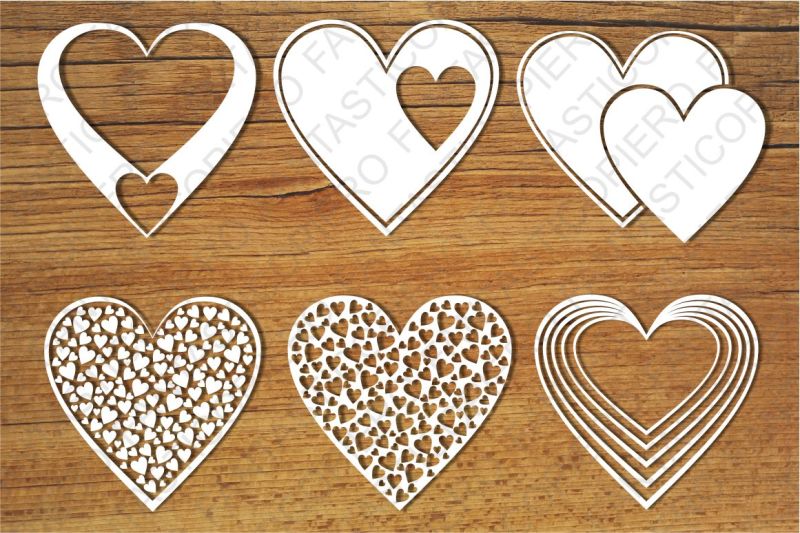 Download Hearts SVG files for Silhouette Cameo and Cricut. By ...