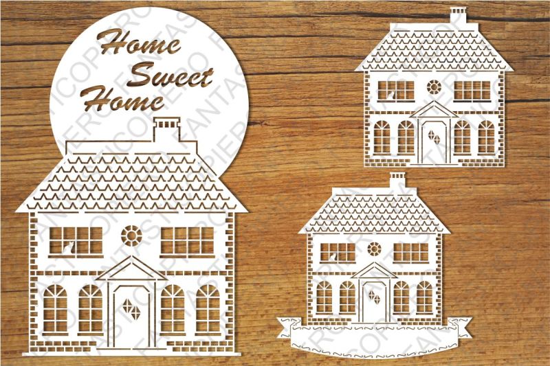 Download Home Sweet Home (3) SVG files for Silhouette Cameo and ...