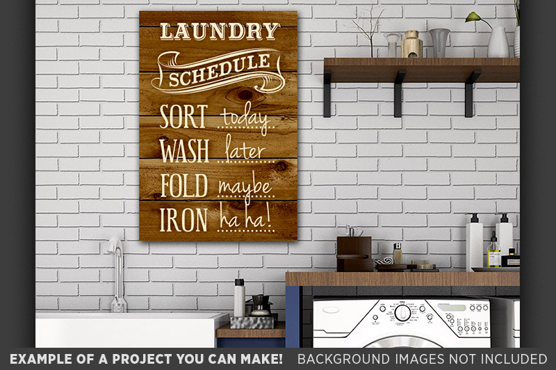 Laundry Wash Dry Fold Sign Laundry Schedule Sign Svg File 607 By Tizzy Labs Thehungryjpeg Com