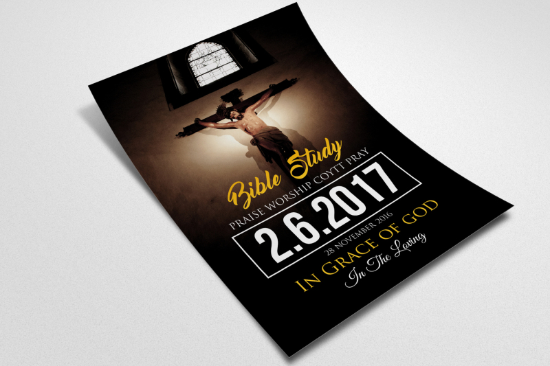 crucify-church-flyer-templates