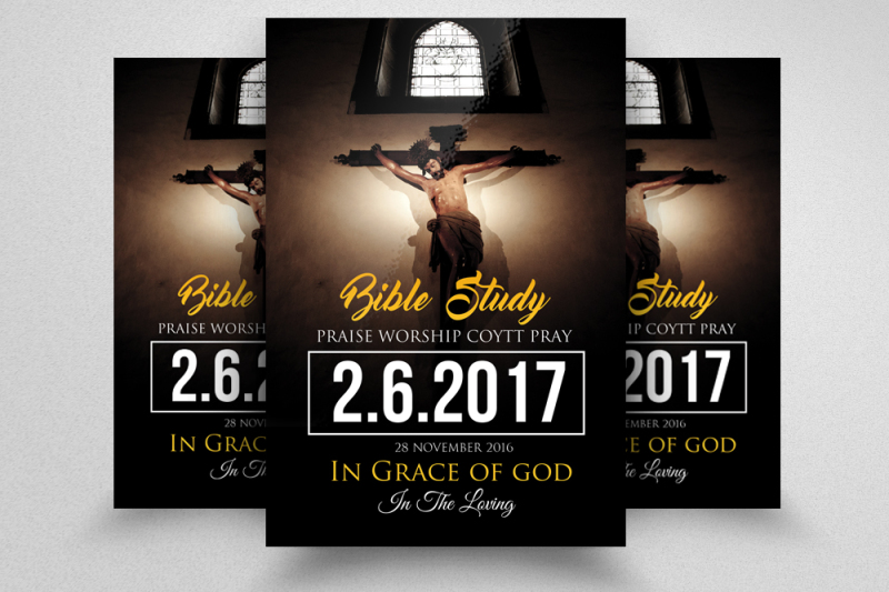 crucify-church-flyer-templates