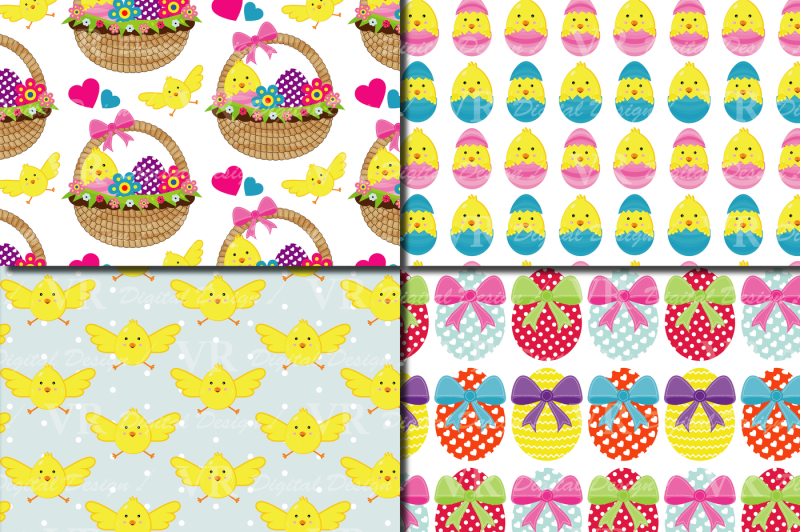 bright-easter-digital-paper-happy-easter-chick-and-eggs-backgrounds