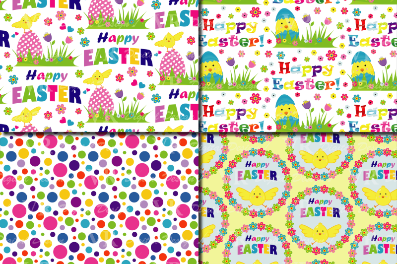 bright-easter-digital-paper-happy-easter-chick-and-eggs-backgrounds