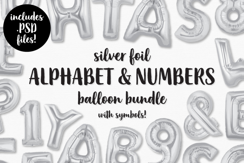silver-foil-alphabet-amp-numbers-balloon-bundle