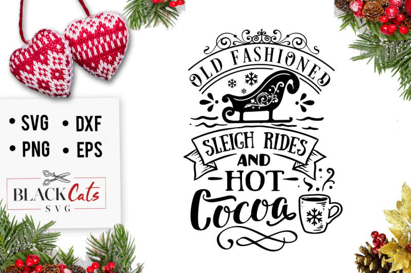old-fashined-sleigh-rides-svg