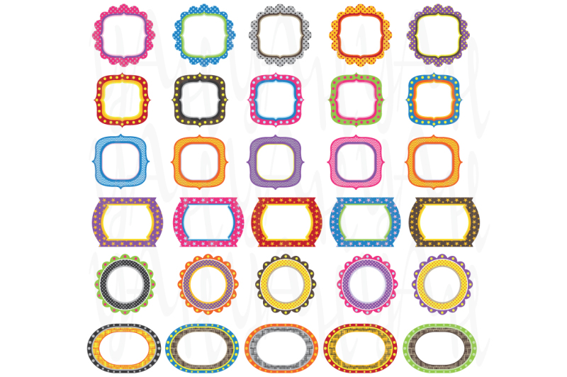 set-colorful-frames-design