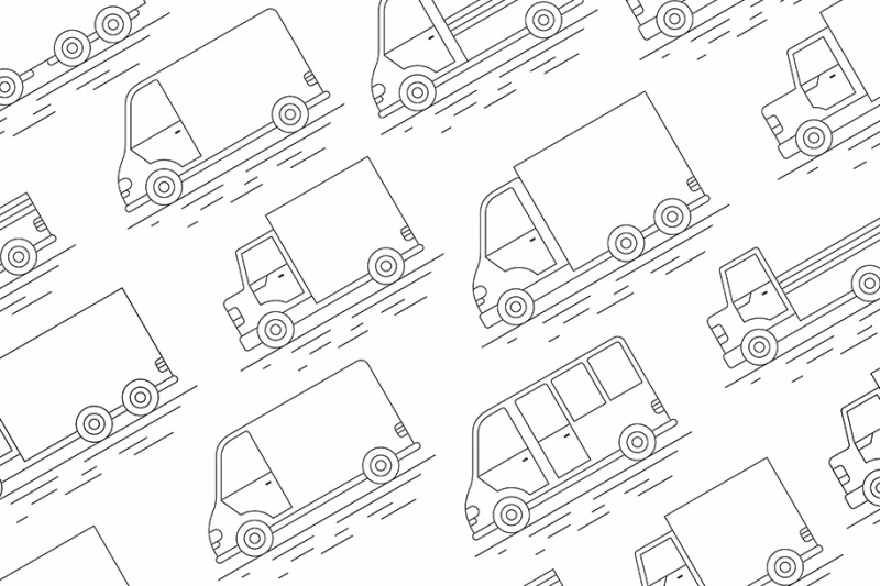 delivery-van-seamless-pattern