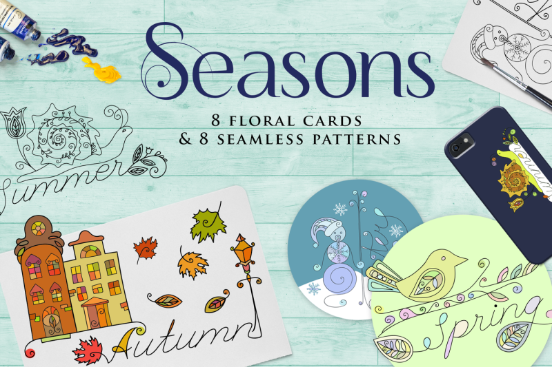 seasons-greeting-set