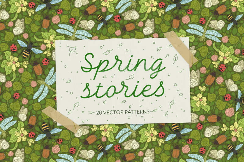 spring-stories-patterns
