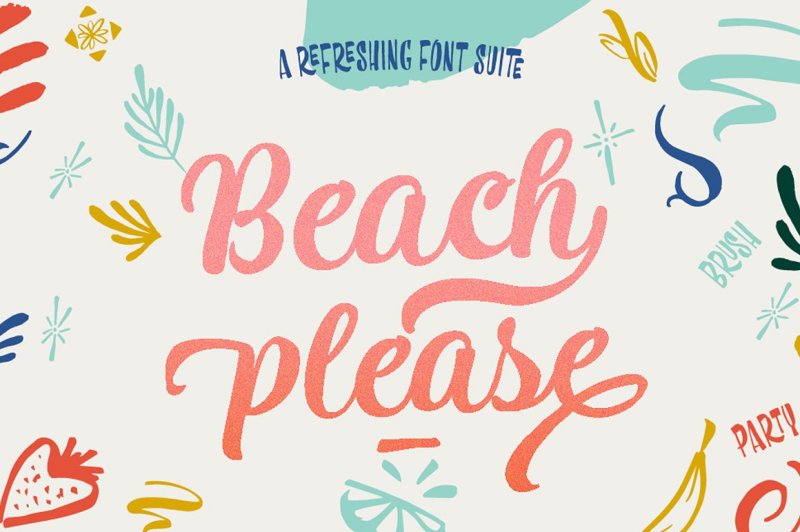 beach-please-family-7fonts