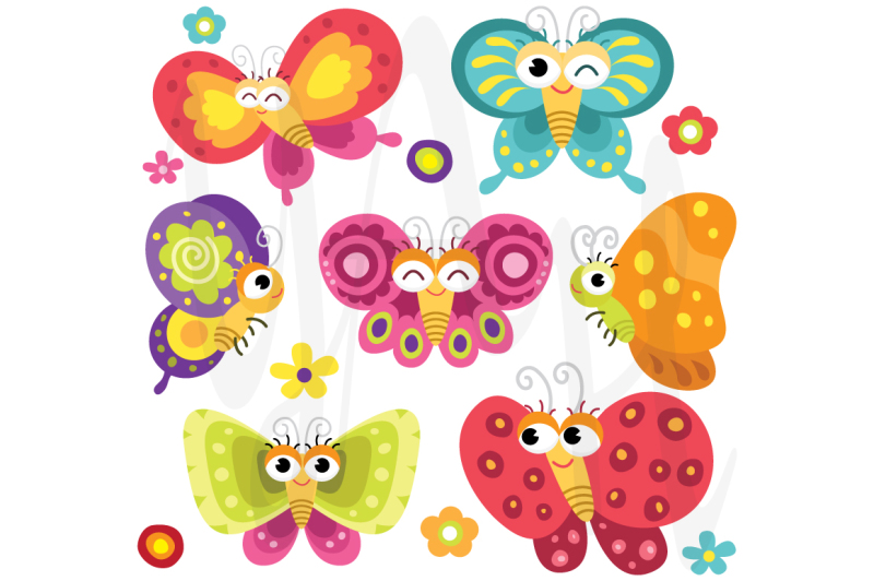 cute-and-colorful-butterflies