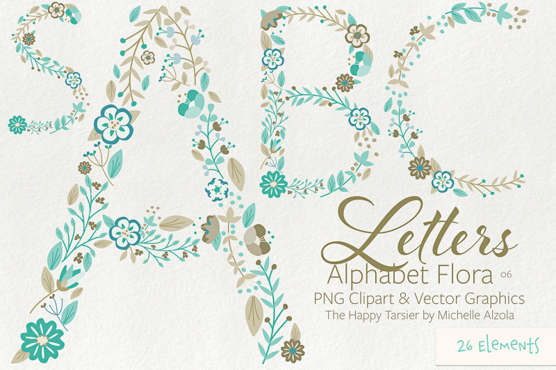 letters-flora-bundle-clipart-and-vector-graphics