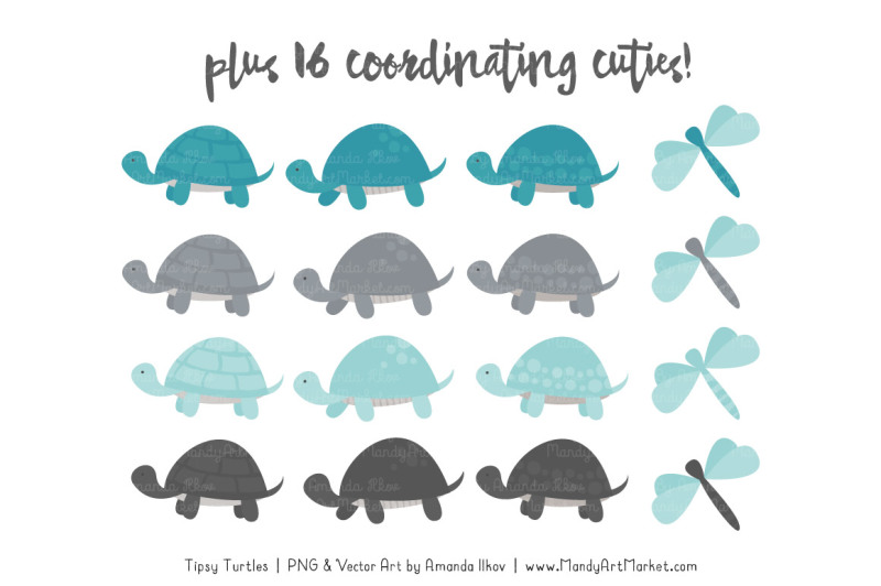 sweet-stacks-tipsy-turtles-stack-clipart-in-vintage-blue-and-pewter