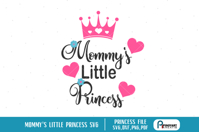 little princess svg,princess svg file,mommy's little ...