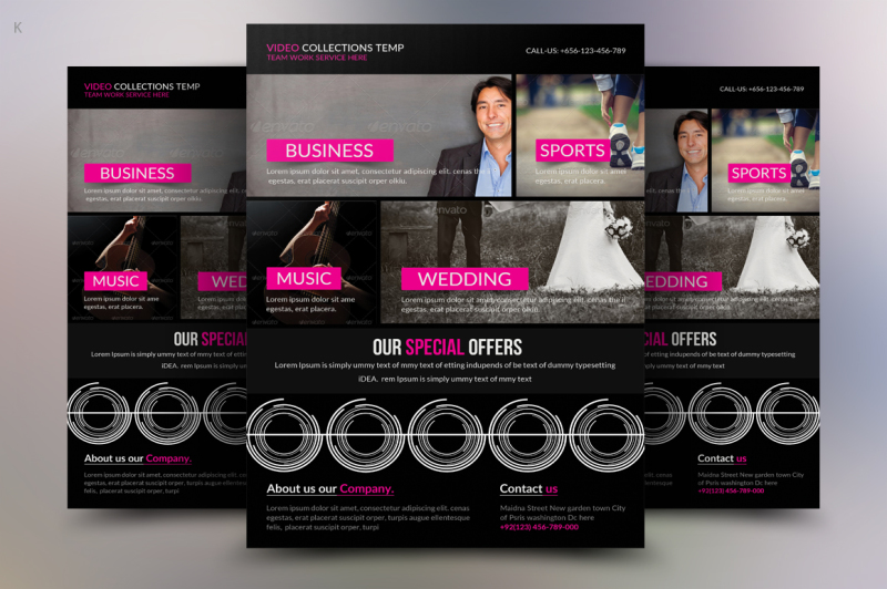 video-collection-flyer-template