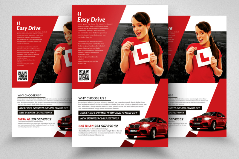 10-driving-school-flyers-templates-bundle