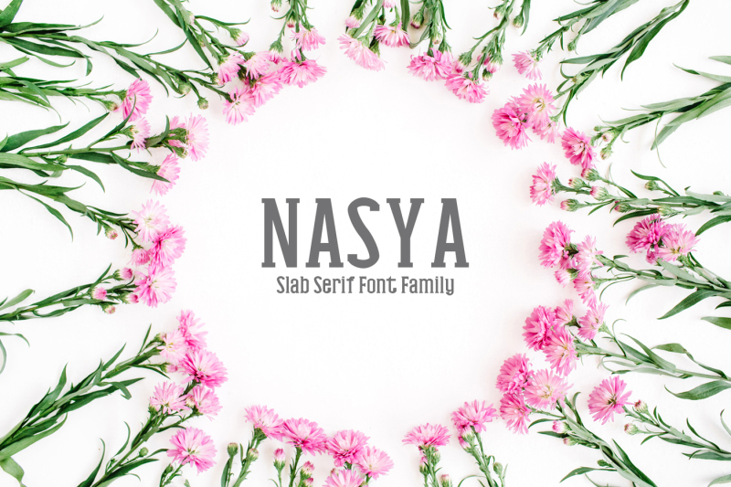 nasya-slab-serif-4-font-family-pack