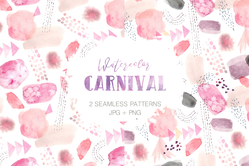 2-watercolor-carnival-patterns