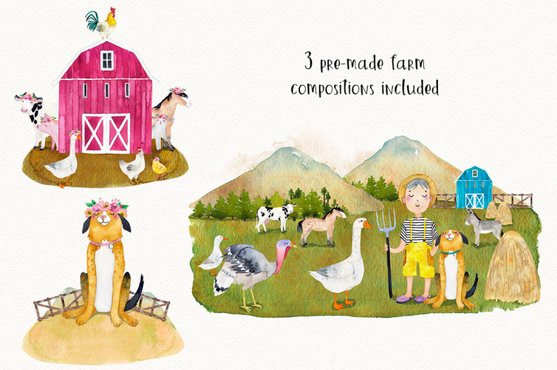 farm-animals-watercolor-set-part-2