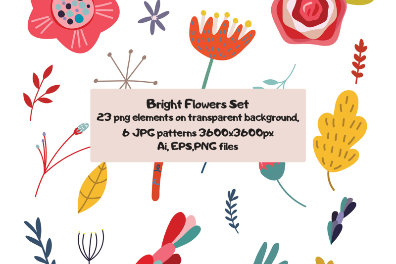 bright-flowers-set