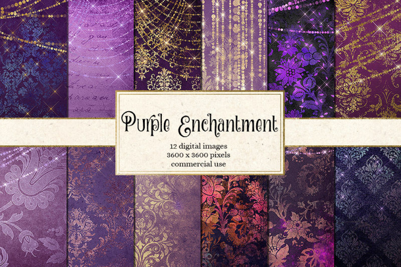 purple-enchantment-digital-paper