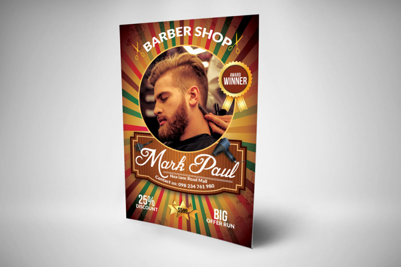 barber-shop-psd-flyer