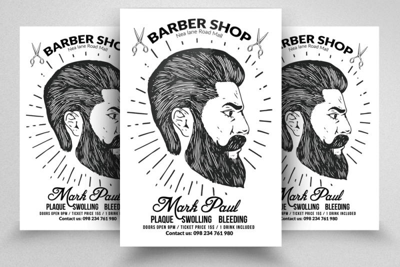 barber-shop-psd-flyer-poster