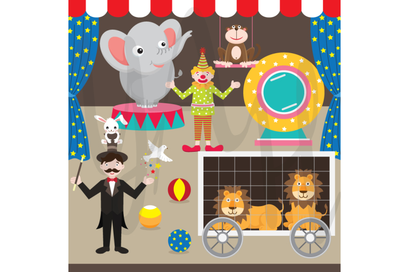circus-clip-art-set
