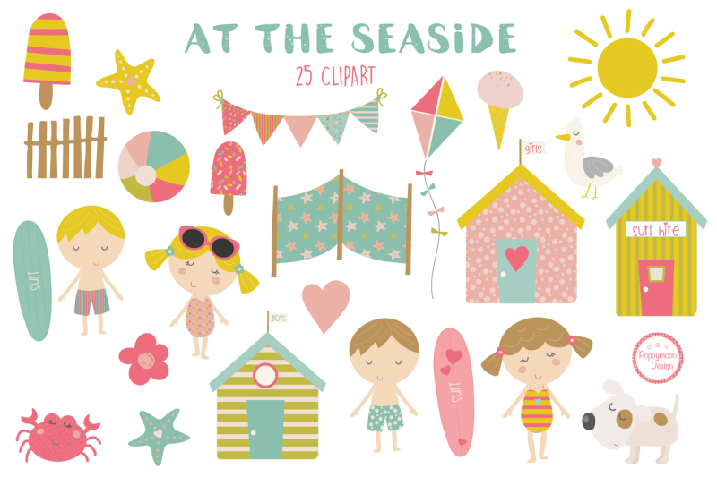 at-the-seaside-clipart