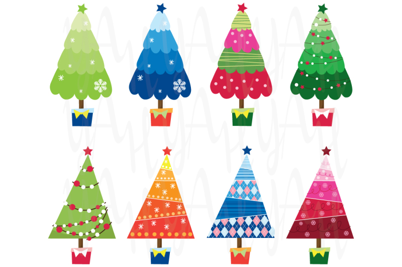 colorful-christmas-tree-element