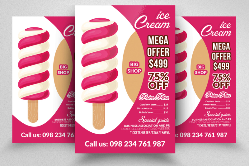 ice-cream-sale-flyer-templates