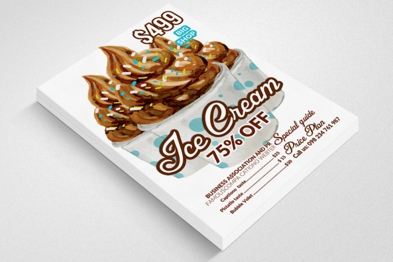 ice-cream-cup-sale-flyer-templates
