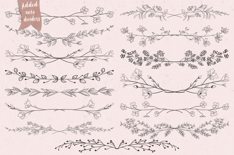 floral-bundle-illustrations-patterns-brushes-watercolor-and-more