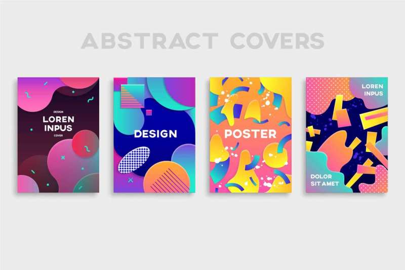 gradient-posters-template