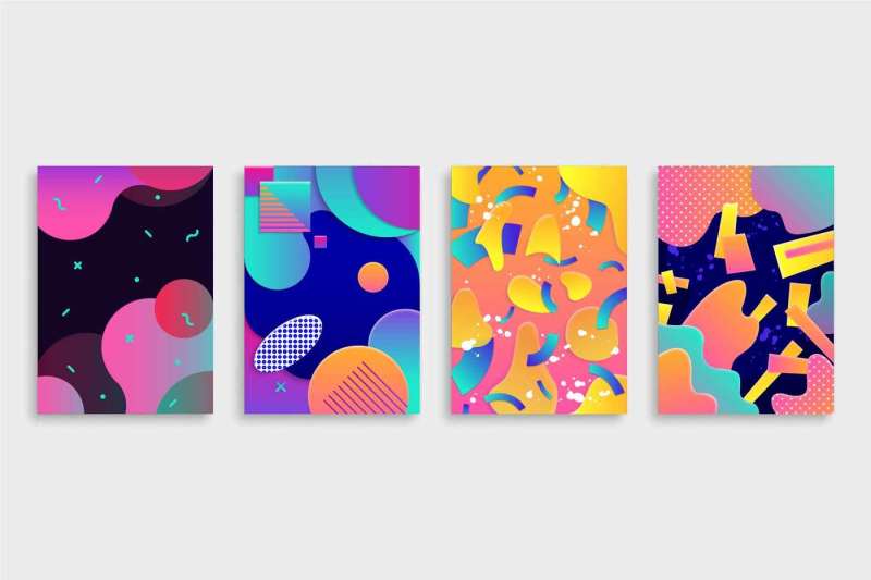 gradient-posters-template