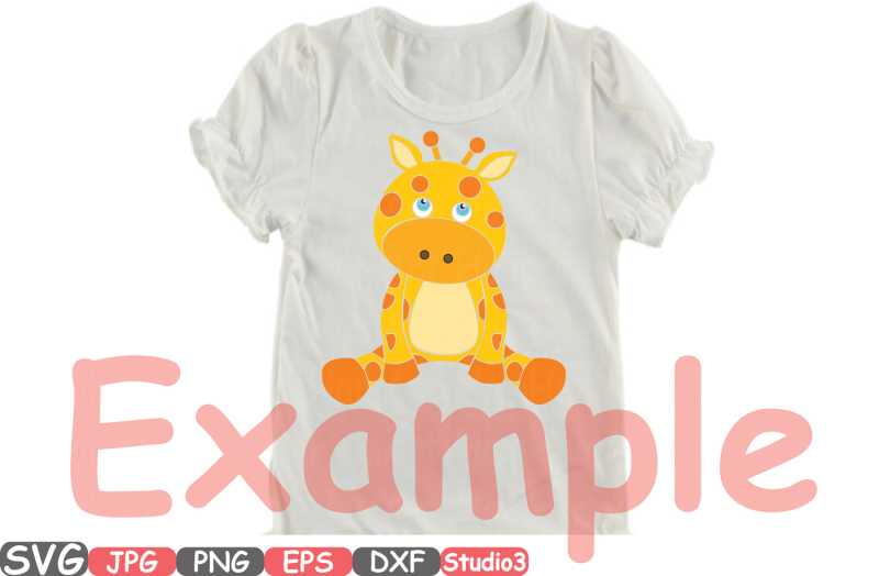 lion-giraffe-outline-silhouette-safari-cute-baby-animals-747s