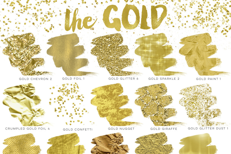 Gold Rush for Procreate By Studio Denmark | TheHungryJPEG.com