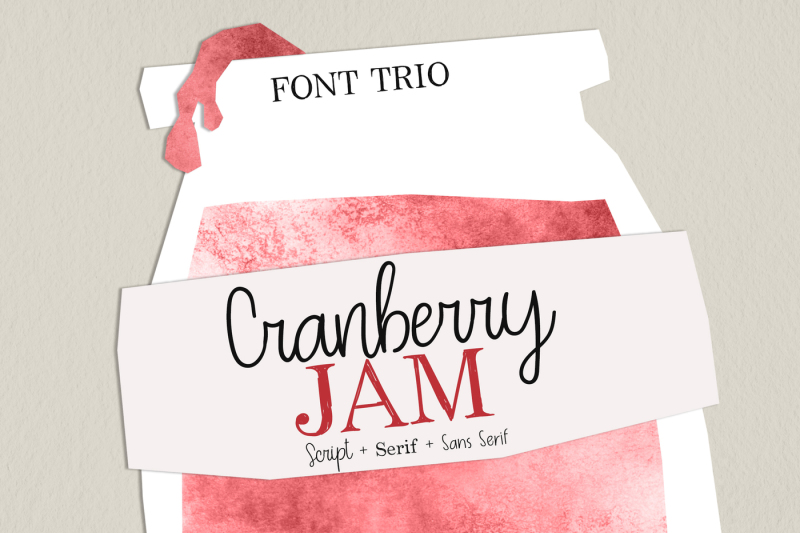 cranberry-jam-font-trio