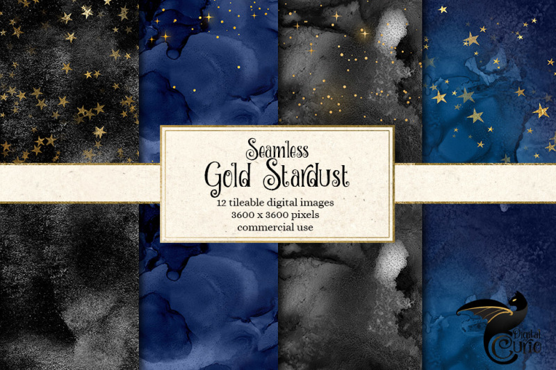 seamless-gold-stardust