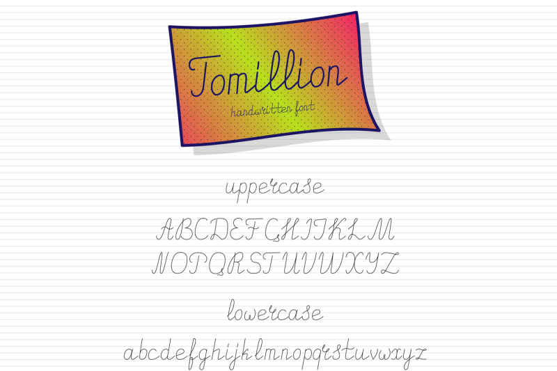 tomillion-handwritten-font-script