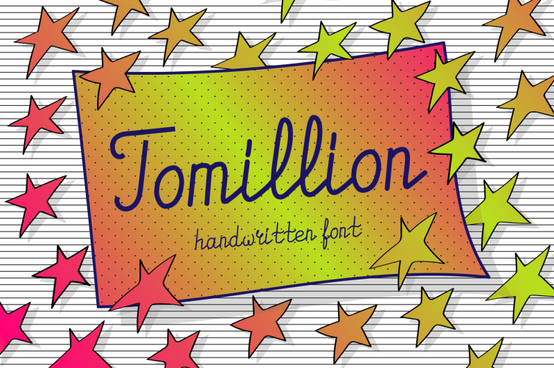 tomillion-handwritten-font-script