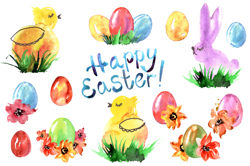 watercolor-happy-easter