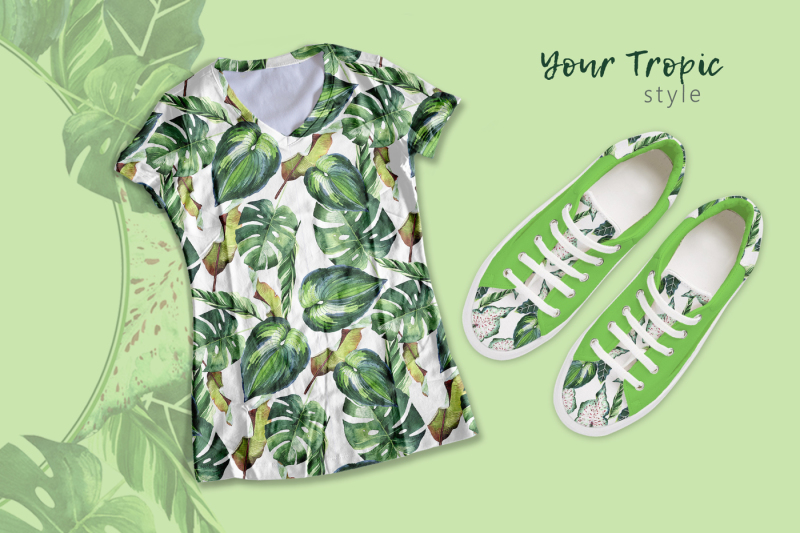 tropics-leaves-jpg-watercolor-set