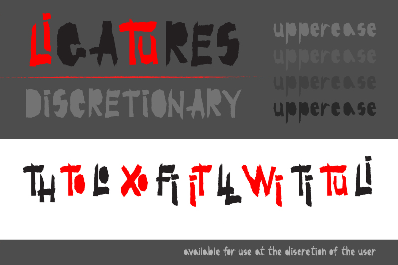 red-and-black-otf-font