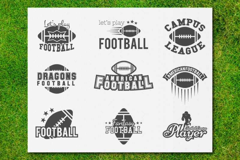 9-football-league-logos-amp-labels
