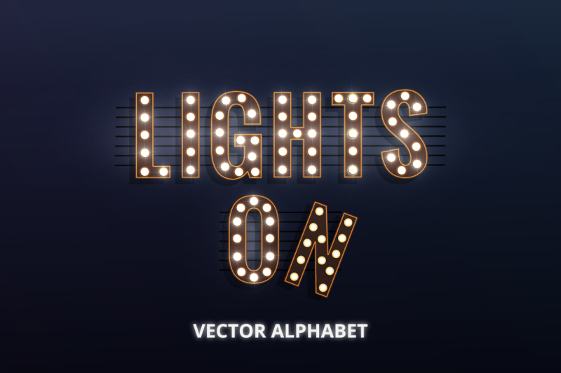 lights-on-vector-alphabet
