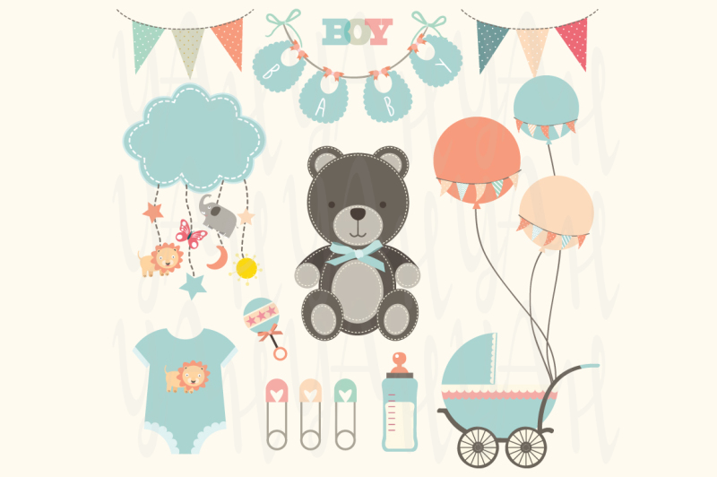 cute-baby-shower-elements